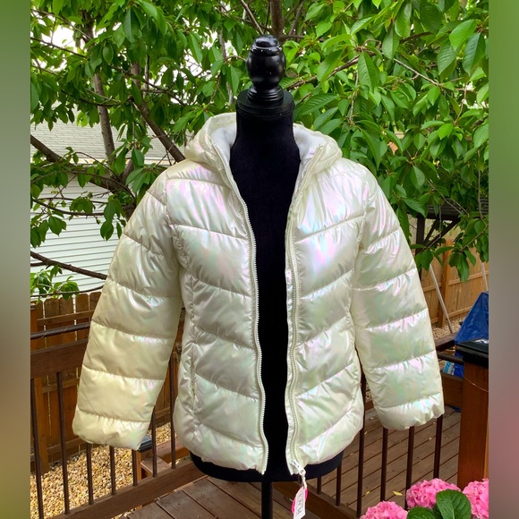 Pretty hooded puffer jacket 🌸🌸 - Picture 1 of 7